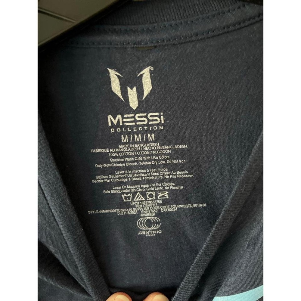 Messi All Gender Lionel Messi Graphic T-Shirt Navy Blue Medium NWT - Picture 5 of 5